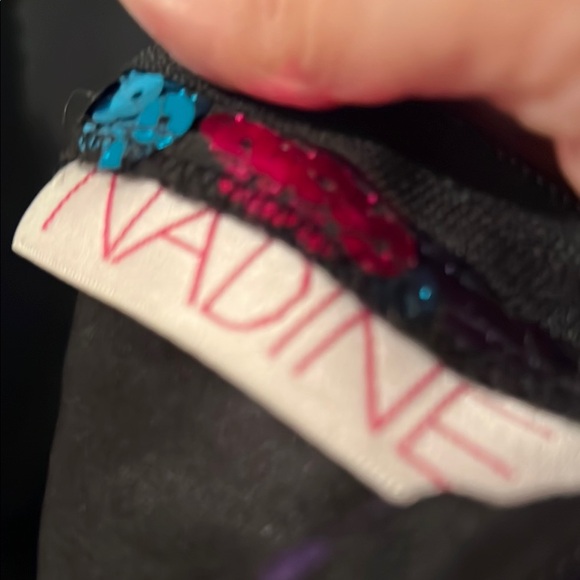 NADINE Sequin Mini Dress - Blue and Pink Size Small - Picture 2 of 5